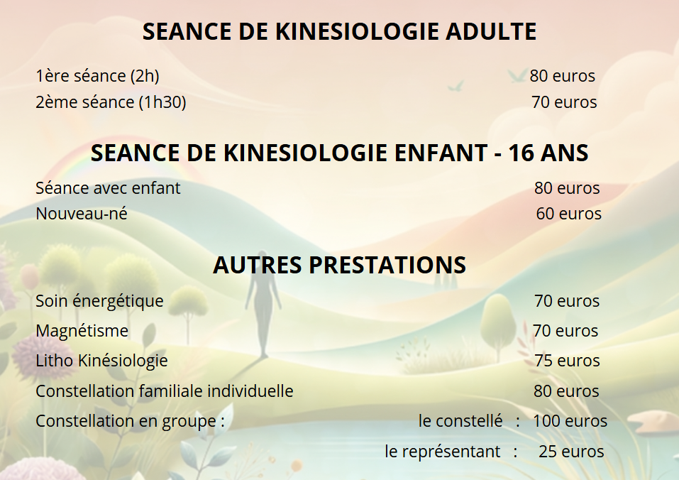 Prestations et Tarifs